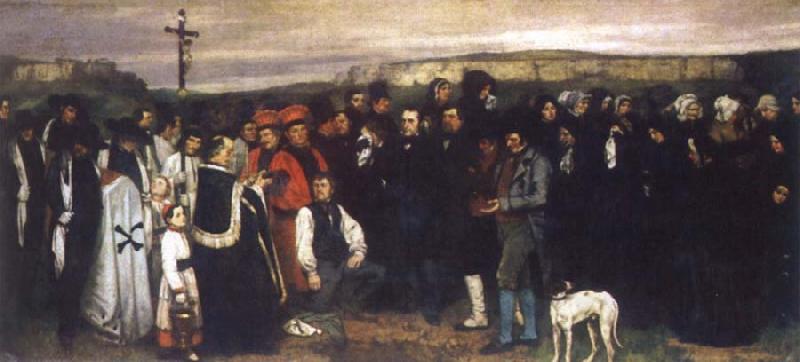 Gustave Courbet A Burial at Ornans oil painting picture